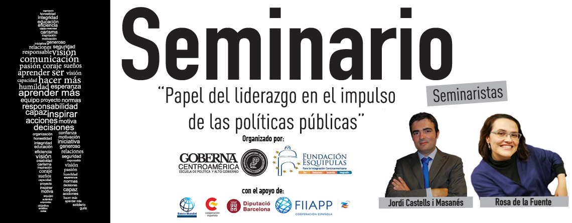 Seminario âœPapel del liderazgo en el impulso de las polÃticas